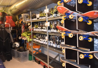 Full fart med utlån av utstyr fra BUA Haugerud!